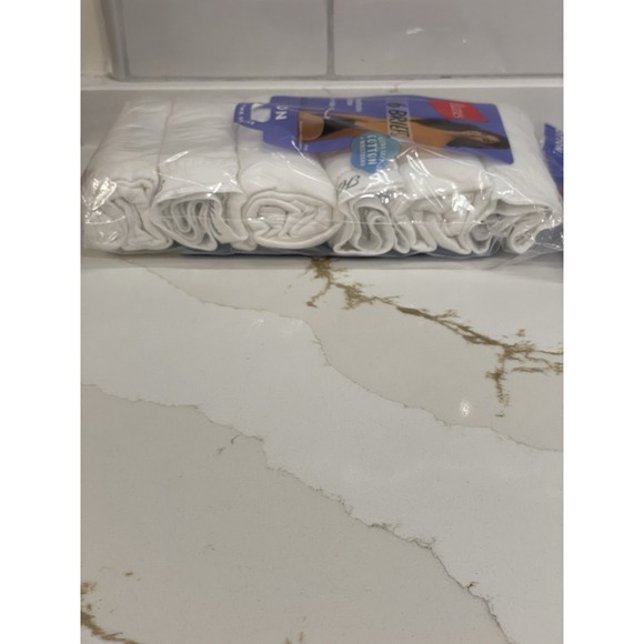 Hanes‎ Briefs Panties Women 10/3XL White 6 Pack 100% Cotton Breathable New - Picture 4 of 4